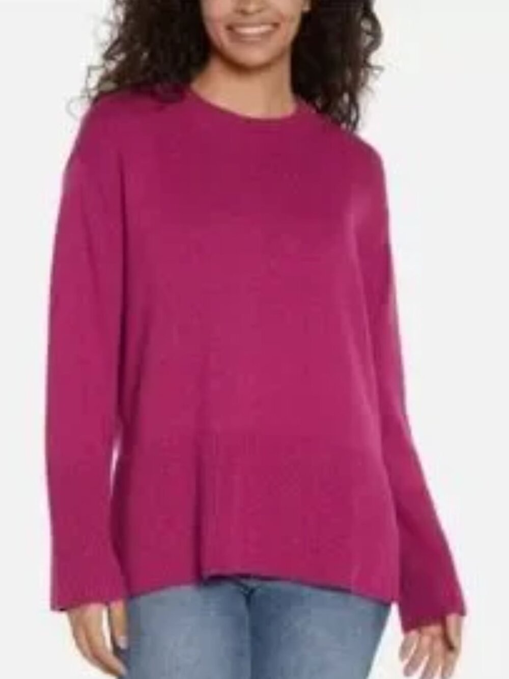 NWT GAP Crew Neck Sweater w/ Side Slits - Large